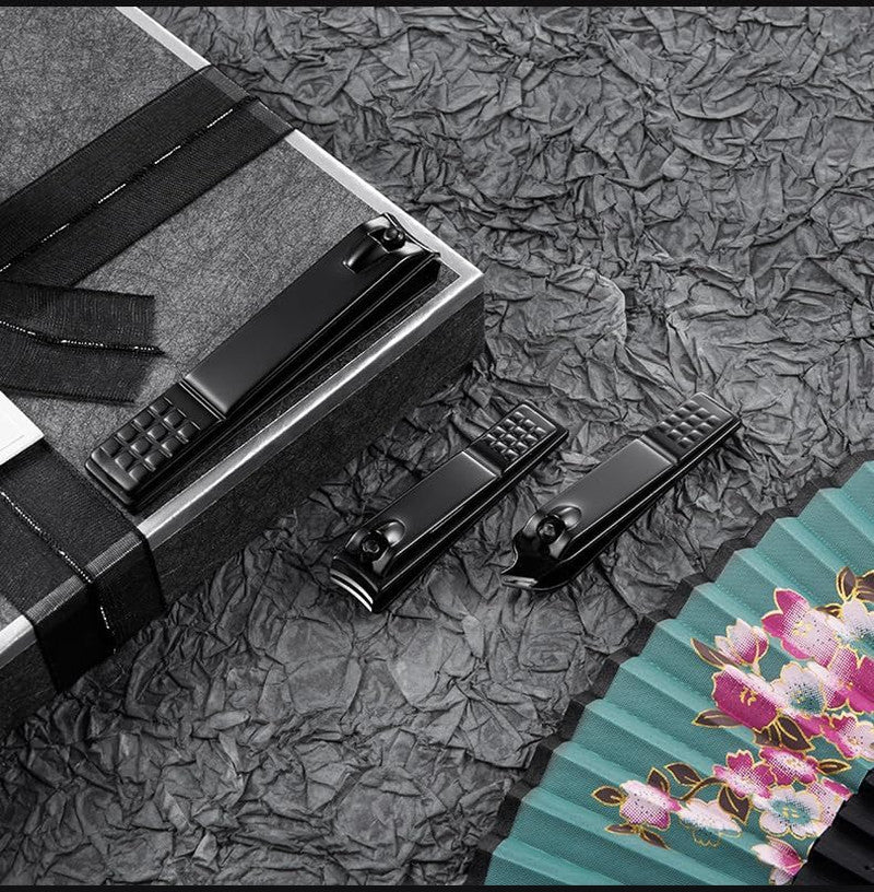 3-Piece Nail Clippers Set - Stainless Steel Manicure & Pedicure Tools