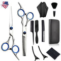Professional Hair Cutting Thinning Scissors Set for Barbers & Salons
