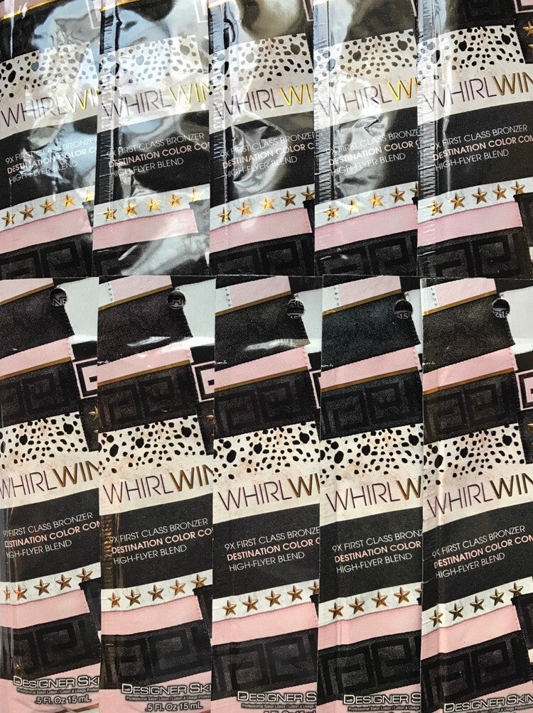 Bronzer Tanning Lotion Packets - Tingle-Free Color Enhancer, 10 Packets