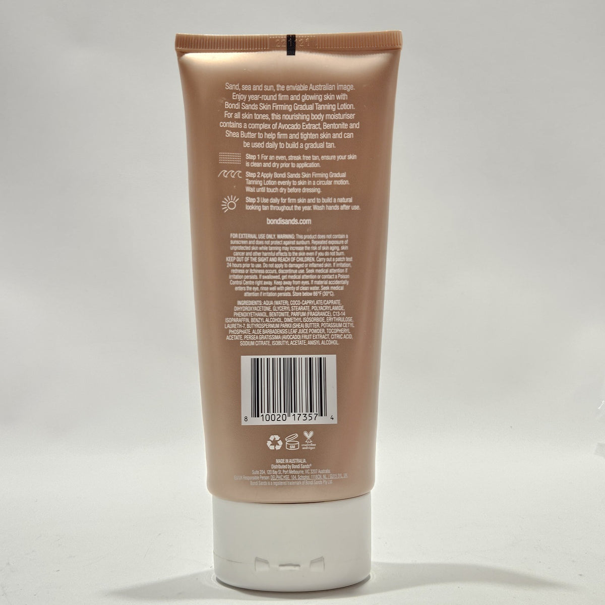 Bondi Sands Australian Gradual Tanning Lotion Skin Firming 2 Pack 5.07 Fl Oz