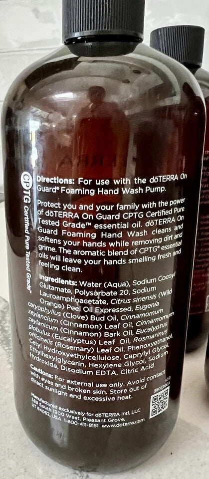 doTERRA On Guard Foaming Hand Wash Refill 16 oz Pack of 3 - Exp 2027 April