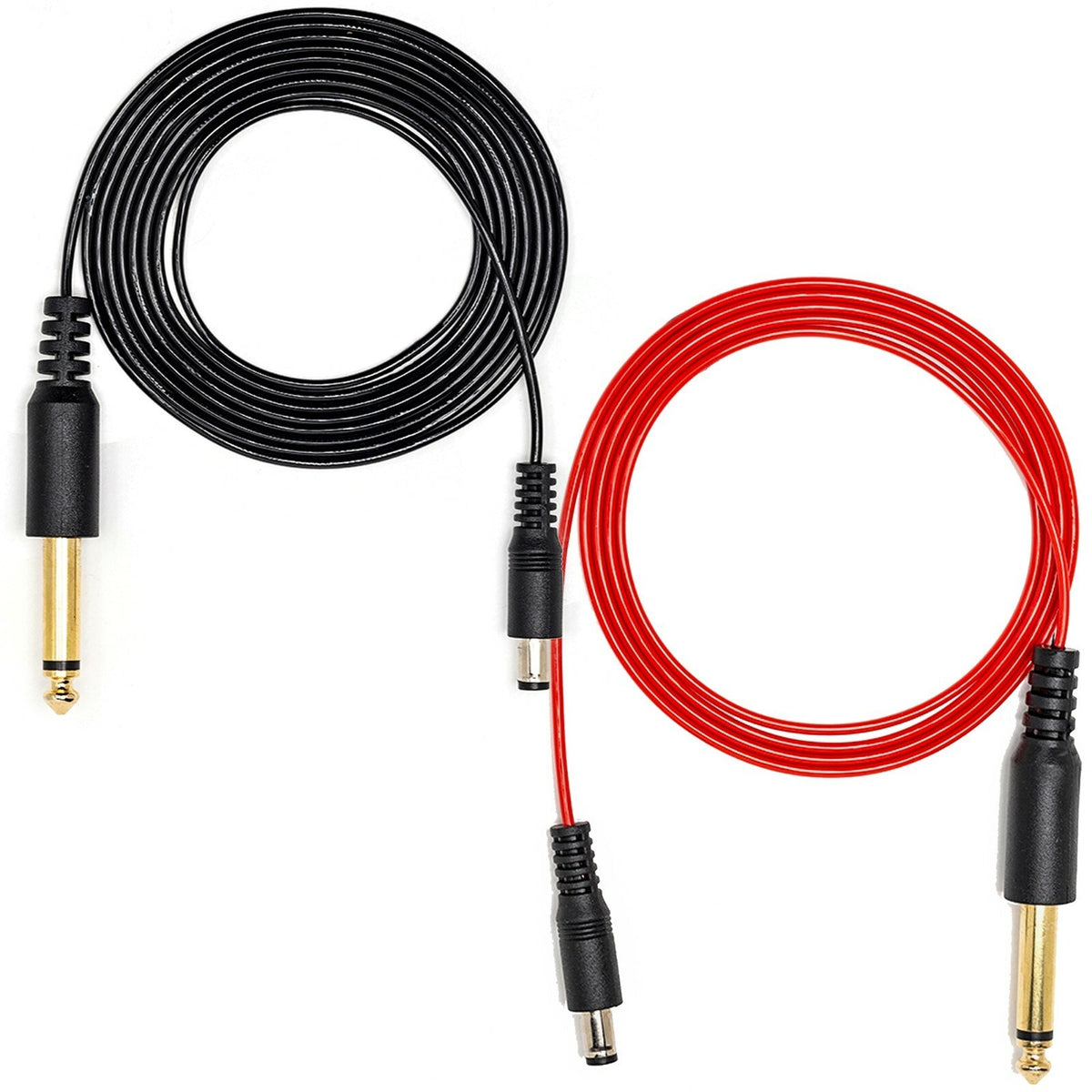 6' Foot DC Clip Cord Tattoo Machine Power Cable 5.5mm Plug - Silicone Rubber