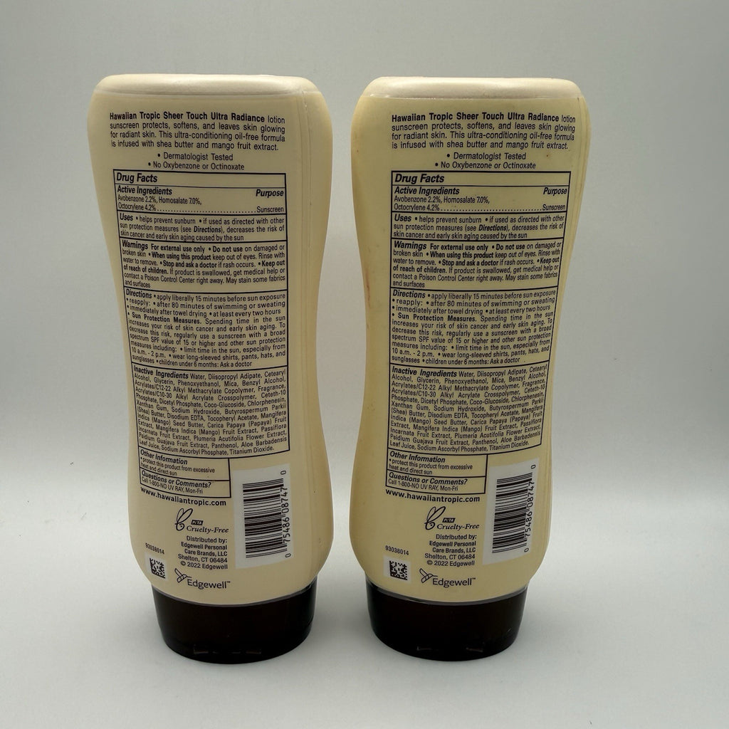 Hawaiian Tropic SPF 30 Sunscreen Lotion Duo - Broad Spectrum Water-Resistant 8oz