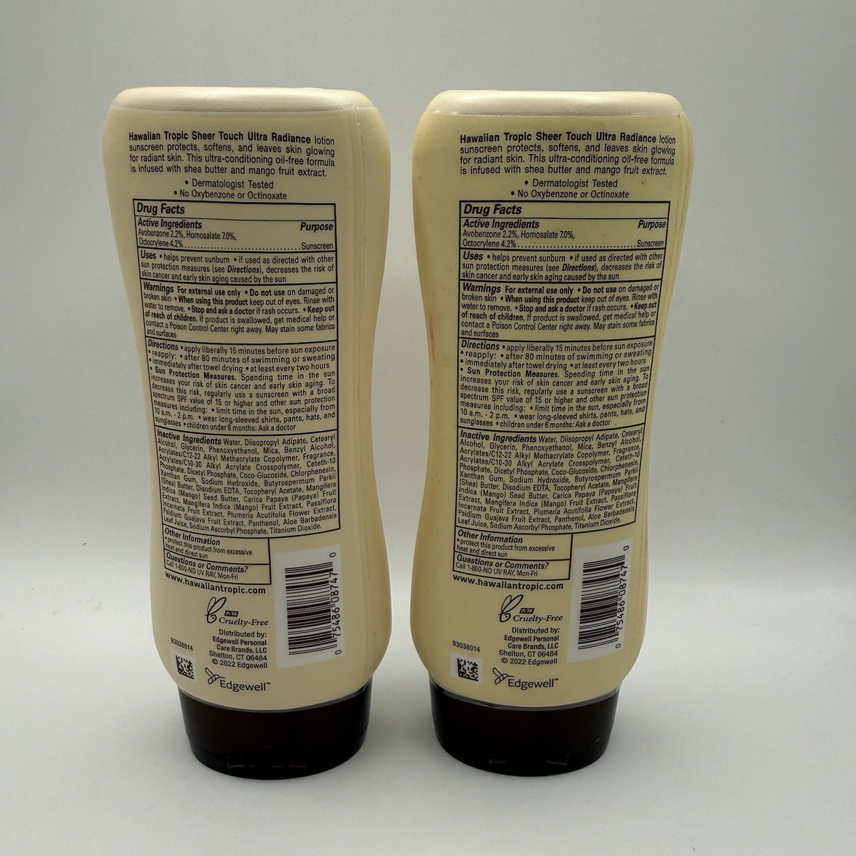 Hawaiian Tropic SPF 30 Sunscreen Lotion Duo - Broad Spectrum Water-Resistant 8oz