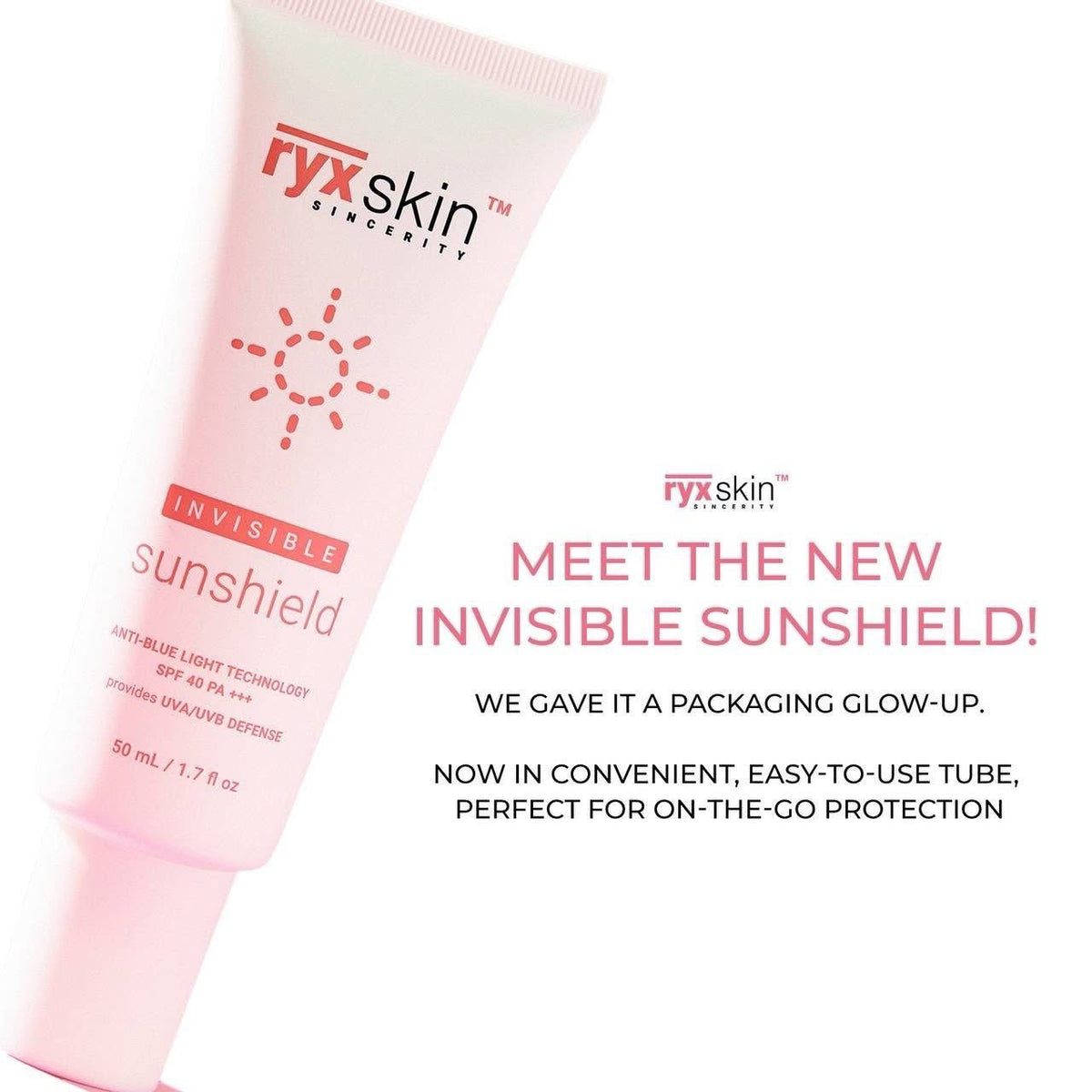 Invisible Sunshield SPF 40 PA+++ Broad Spectrum Sunscreen 50ml
