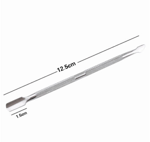 Nail Pusher and Cuticle Remover Set - Stainless Steel Manicure Pedicure Tools 4 Pieces