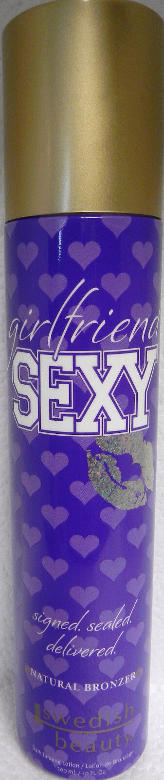 Girlfriend Natural Bronzer Tanning Lotion by Swedish Beauty - 10 oz