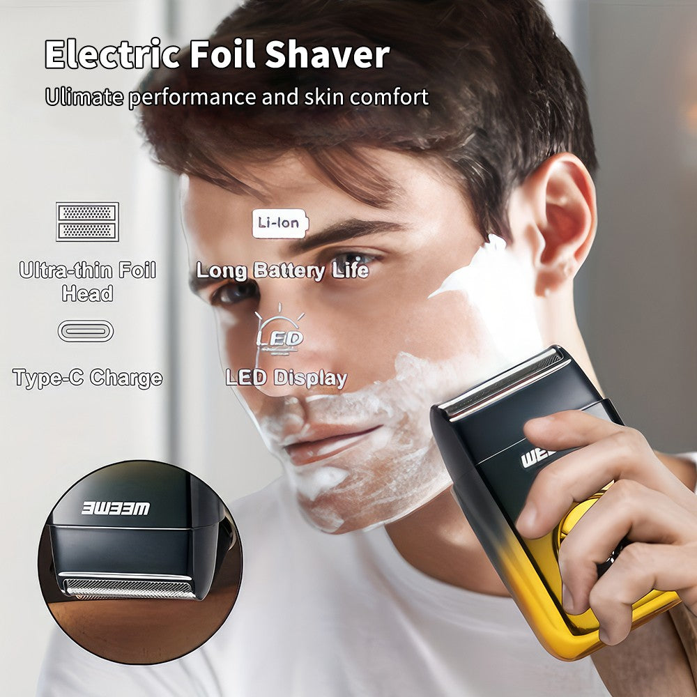 4 in 1 Men's Hair Clippers and Beard Trimmer Set with Multiple Attachments