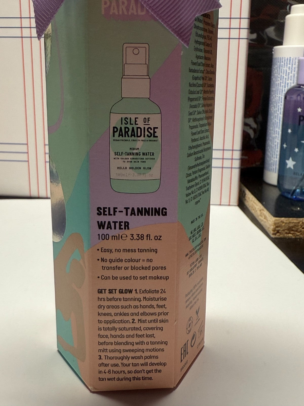 Self Tanning Water Mini Mist - Medium Glow, Isle of Paradise