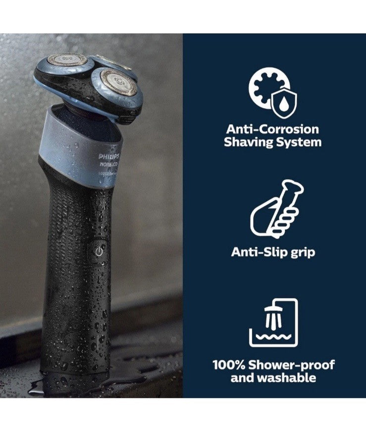 Rechargeable Wet Dry Electric Shaver for Men - Philips Norelco X5004/84