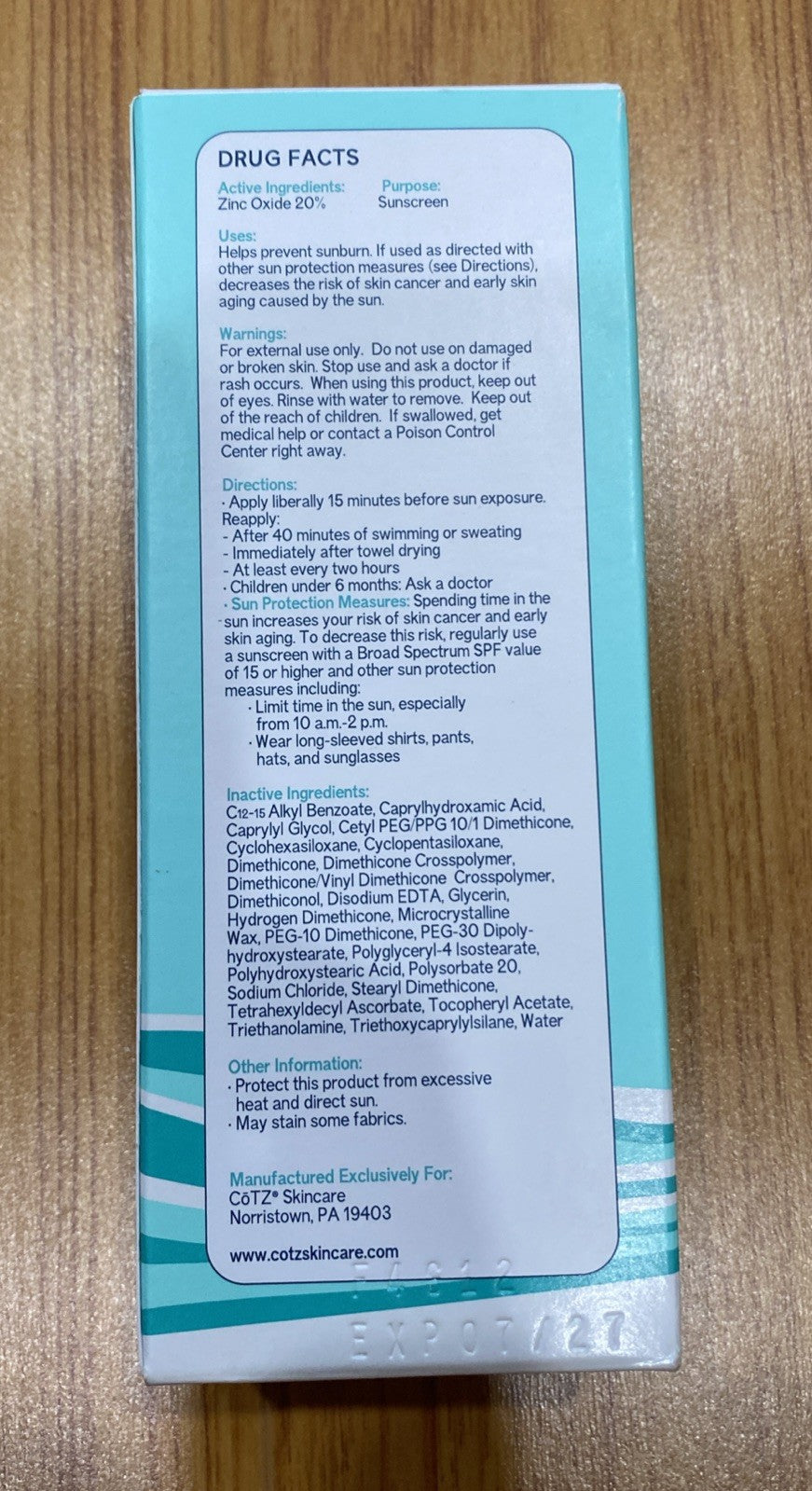 Mineral Sunscreen SPF 40 for Face & Body Non-Tinted 3.5 Oz - Broad Spectrum UV Protection