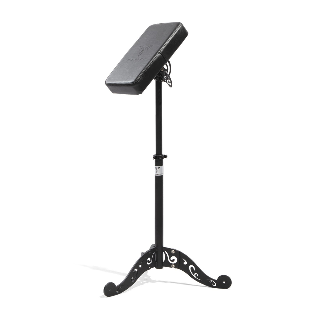 Adjustable Tattoo Arm Rest Stand – Black Tripod Hand Support for Studios