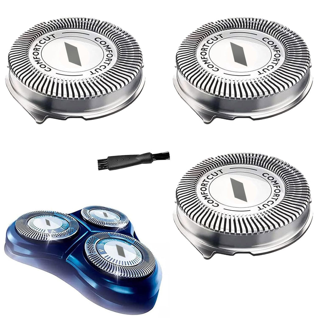 3 Pack Replacement Shaver Heads for Philips Norelco Aquatec Razors
