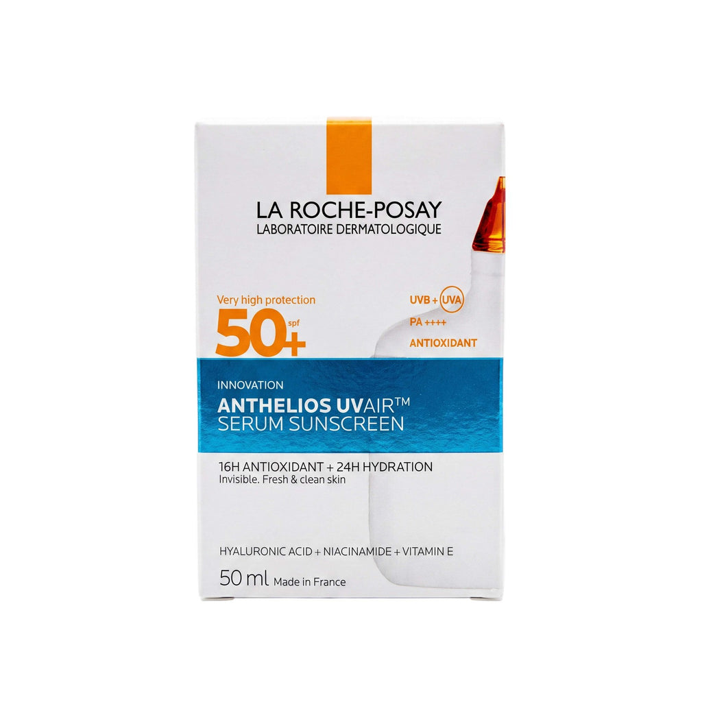 SPF50+ UVA & UVB Serum Sunscreen for Face - Lightweight, Hydrating, Antioxidant Formula