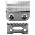 Replacement Blade for Wahl Clippers 2-Hole Silver Carbon Steel Precision Trimmer Part
