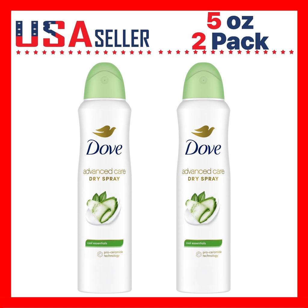 Dove Cucumber Green Tea Antiperspirant Deodorant Spray 2 Pack 150ml
