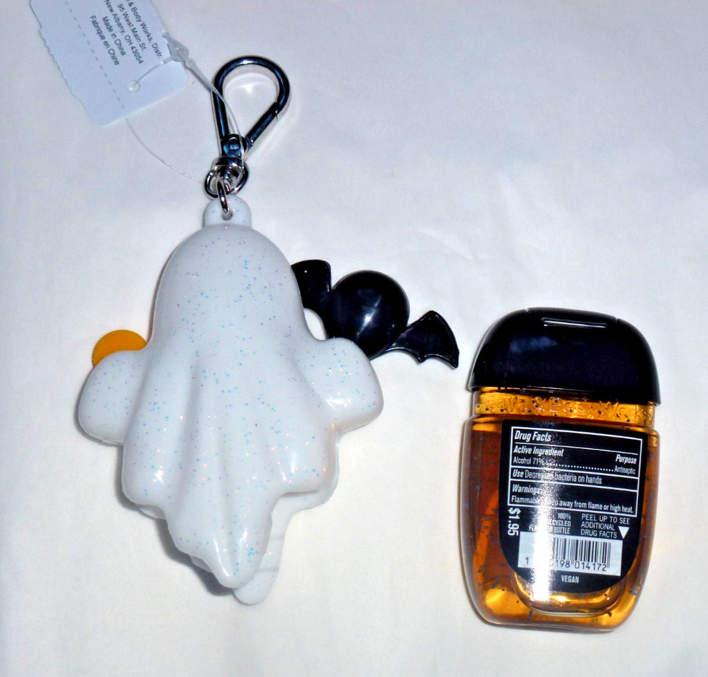 Halloween Pocket Bac Hand Sanitizer Holders with Refills - Set of 4