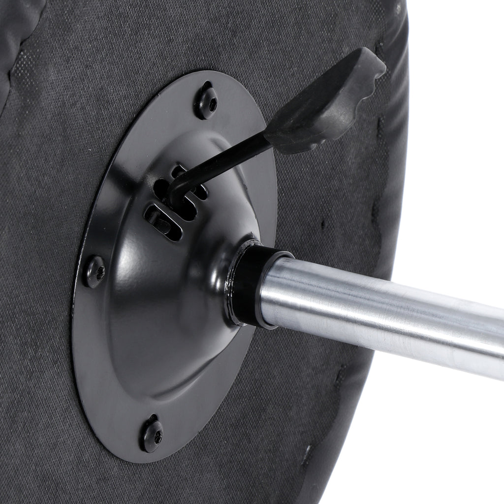 Adjustable Hydraulic Salon Stool with Thick Seat Cushion for Spa & Barbershops