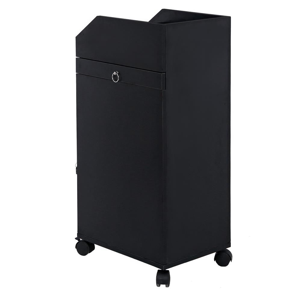 Salon Trolley Cart with 4 Storage Trays Locking Wheels & Spacious Work Surface