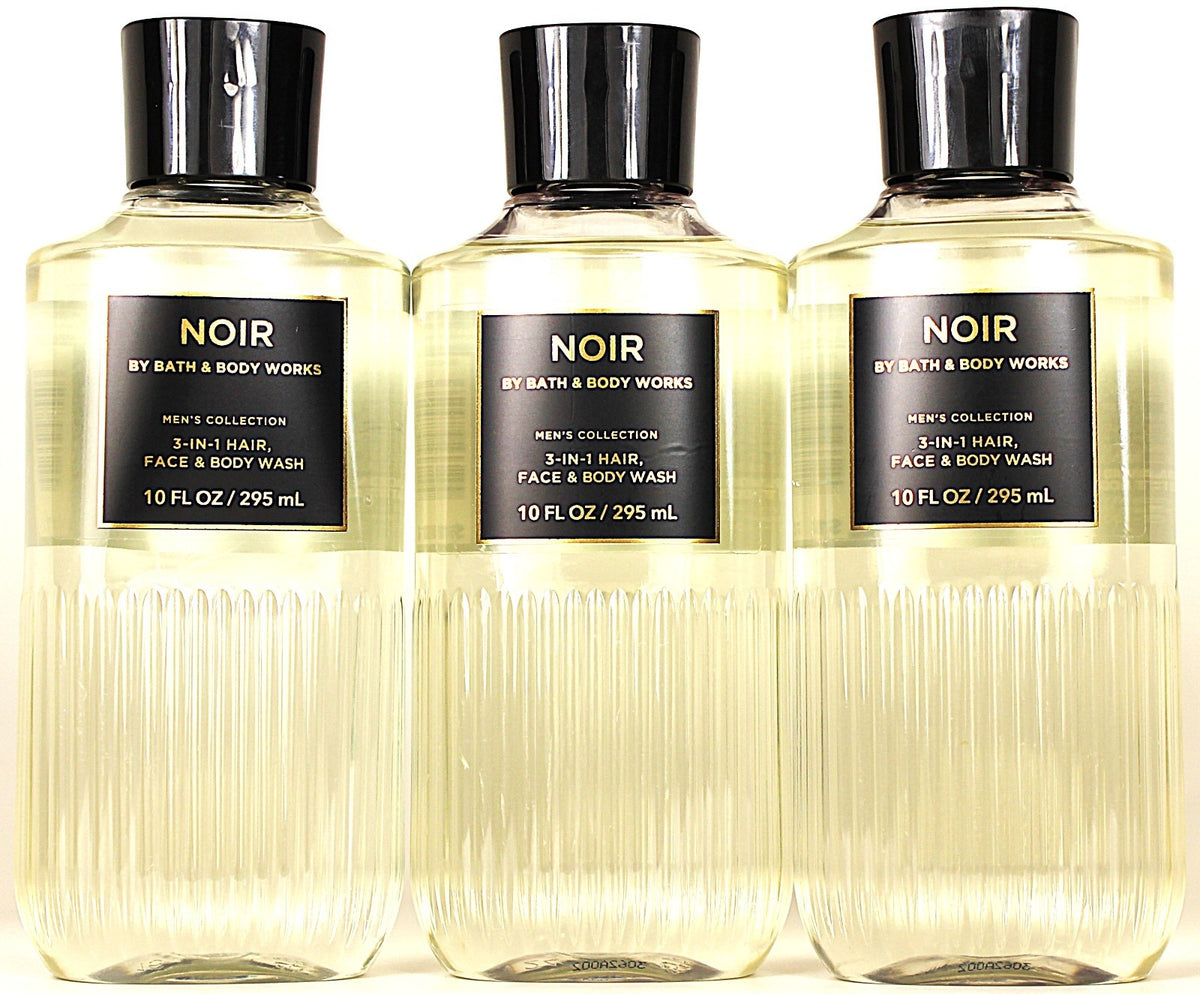 Men's Shower Gel with Fragrance Notes of Smoky Vanilla & Black Cardamom - 3 Pack 10oz