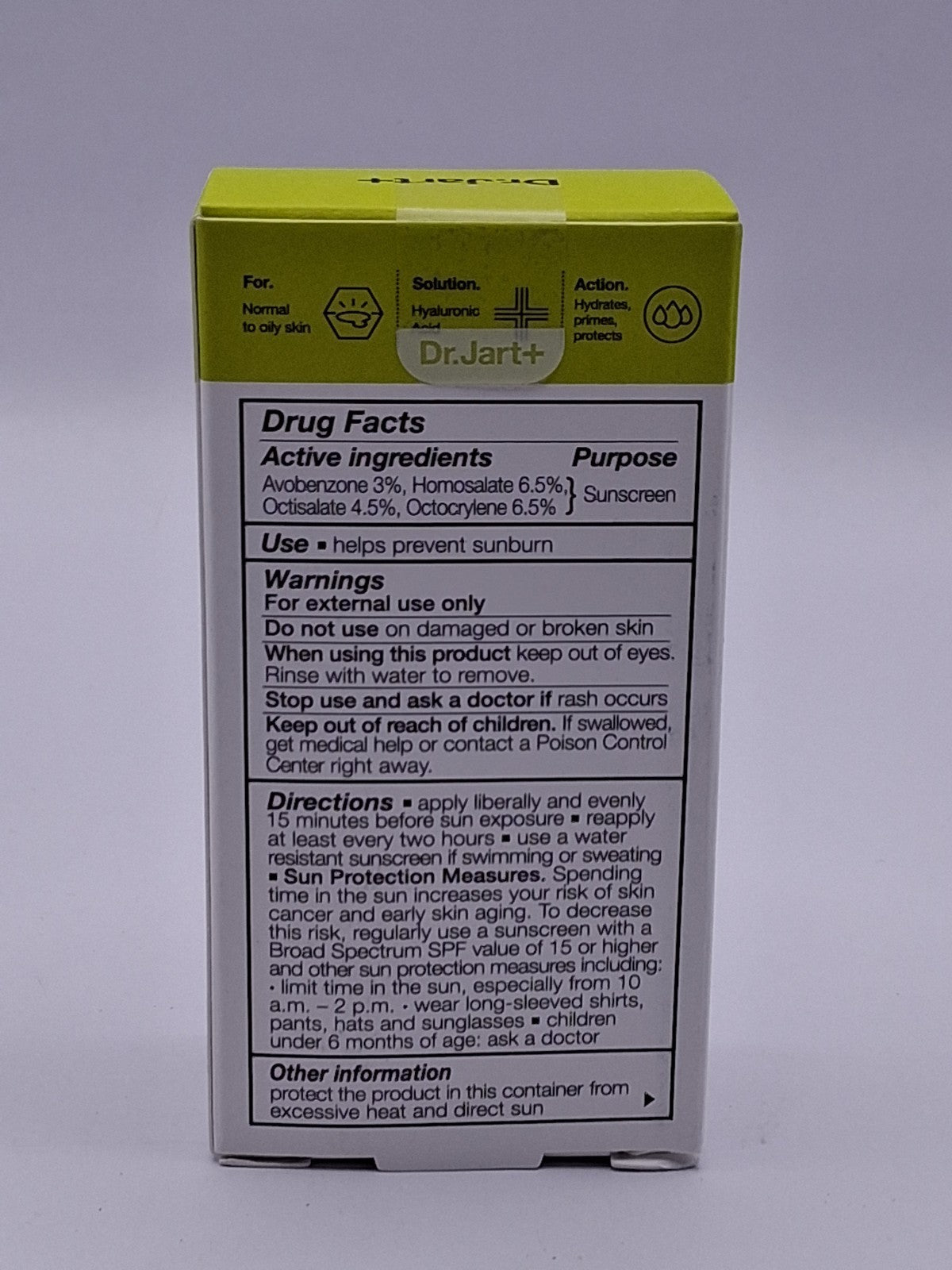 Dr Jart+ Sun Day SPF 40 Sheer Sunscreen Stick - Waterproof & Travel Friendly