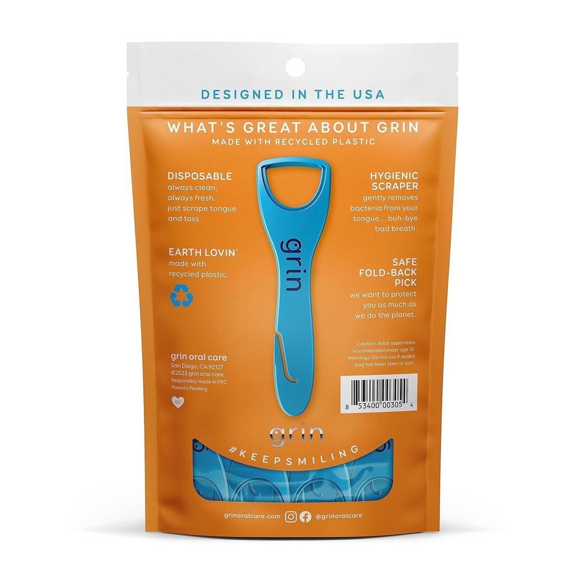 Disposable Tongue Cleaner 32 Count Hygienic Oral Scraper