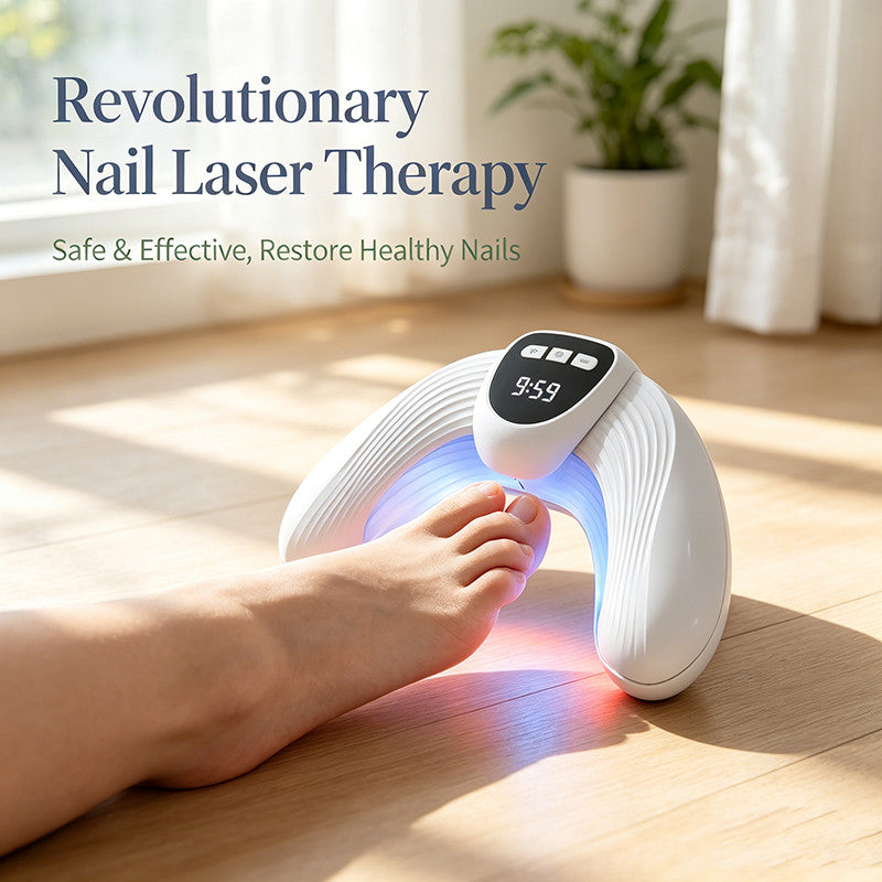 LED Nail Fungus Treatment Lamp with Infrared & Blue Light for Nail Care