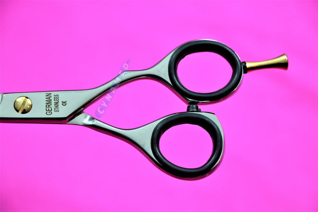 German Hairdressing Scissors Set 6in & 6.5in Sharp Edge Cutting Tool with Finger Rest