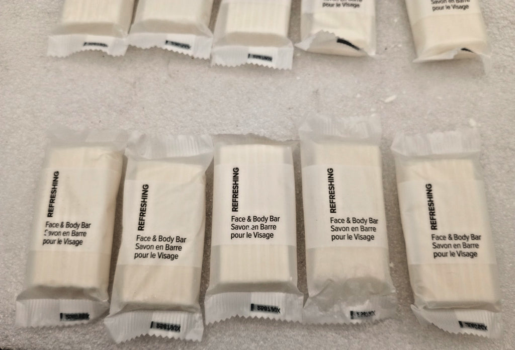 Unisex Citrus Scent Face & Body Soap - Travel Size 0.6 Oz Lot of 15