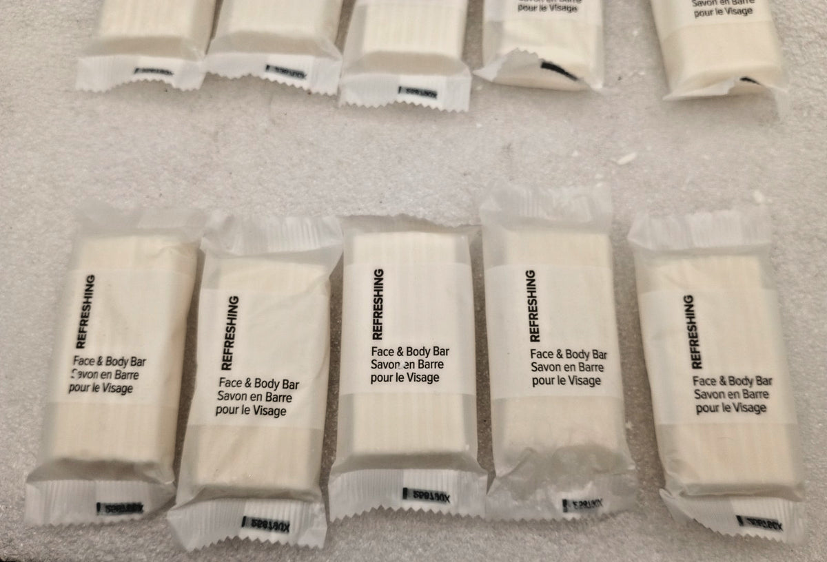 Unisex Citrus Scent Face & Body Soap - Travel Size 0.6 Oz Lot of 15