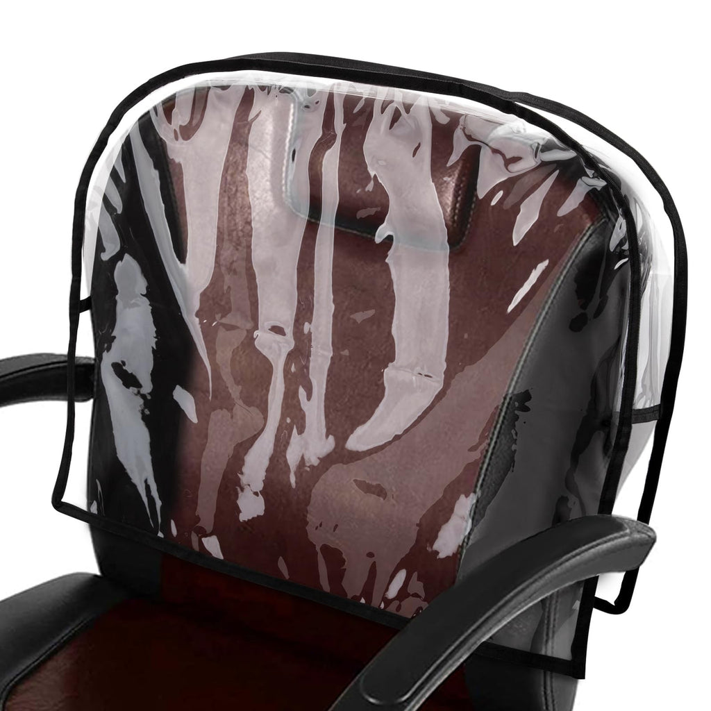 Clear PVC Salon Chair Cover Protector for Barber Chairs - 20 Inch Wide