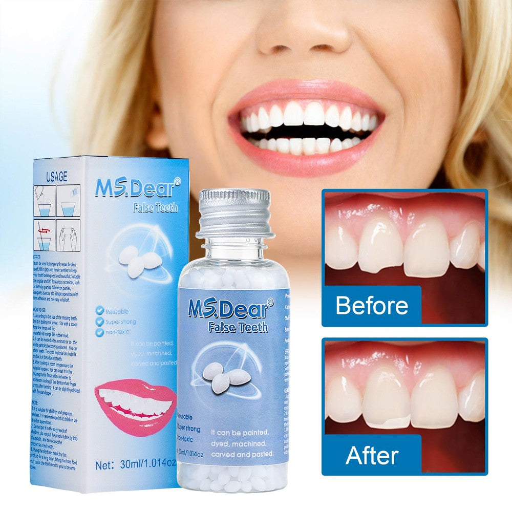 Reusable Moldable Teeth Repair Kit for Temporary Dental Fixes