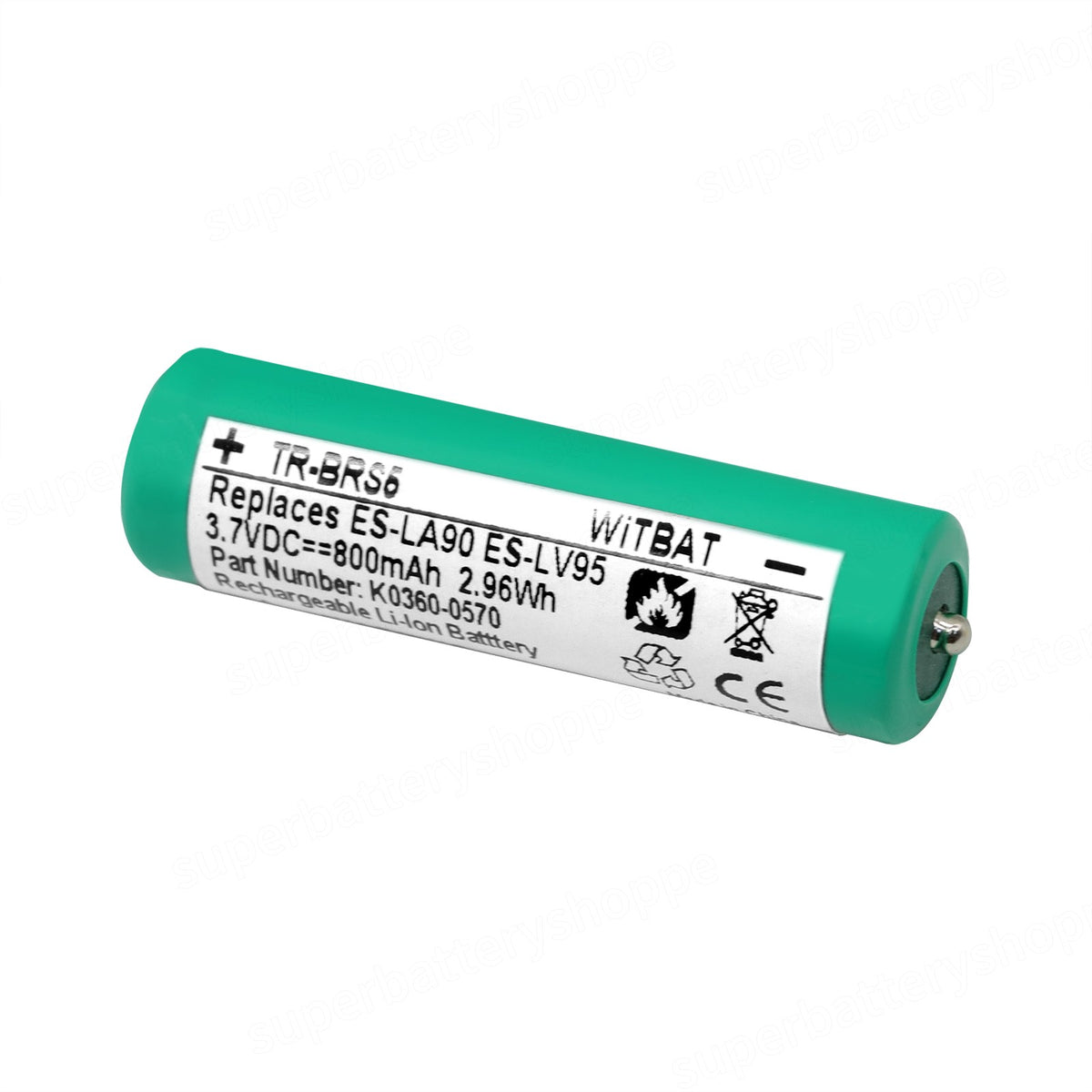 Rechargeable Battery for Panasonic WES8163L2505 WESLV95L2509 Shaver Replacement
