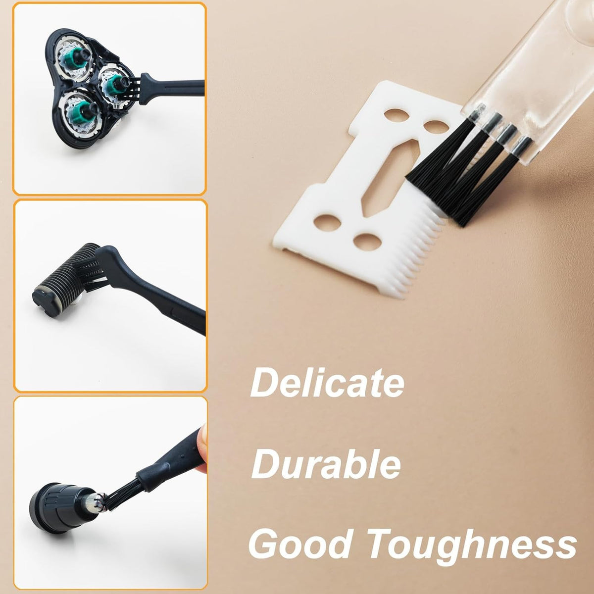 Electric Razor Cleaning Brushes Set - 10 Pcs for All Brands, Replacement Shaver Cleaner