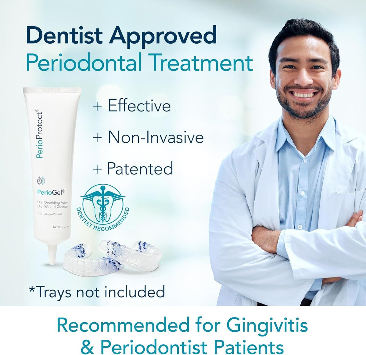 Periodontal Gel for Teeth & Gum Care - 3 Oz Oral Hygiene Support