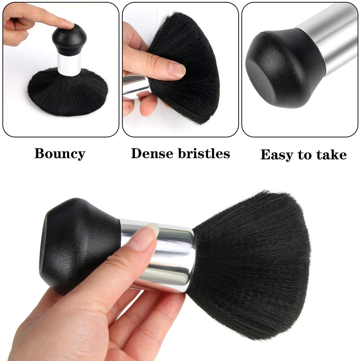 Professional Hairdressing Cape with Neck Duster Brush - Waterproof & Adjustable