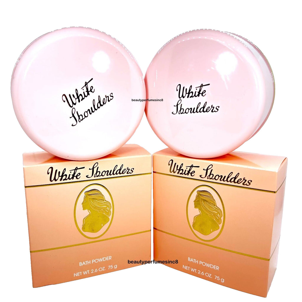 White Shoulders Bath Powder for Women 2.6 oz / 75 g - New in Box