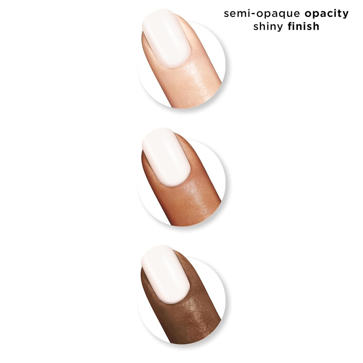 Long Lasting White Nail Polish - Chip Resistant & Glossy Finish