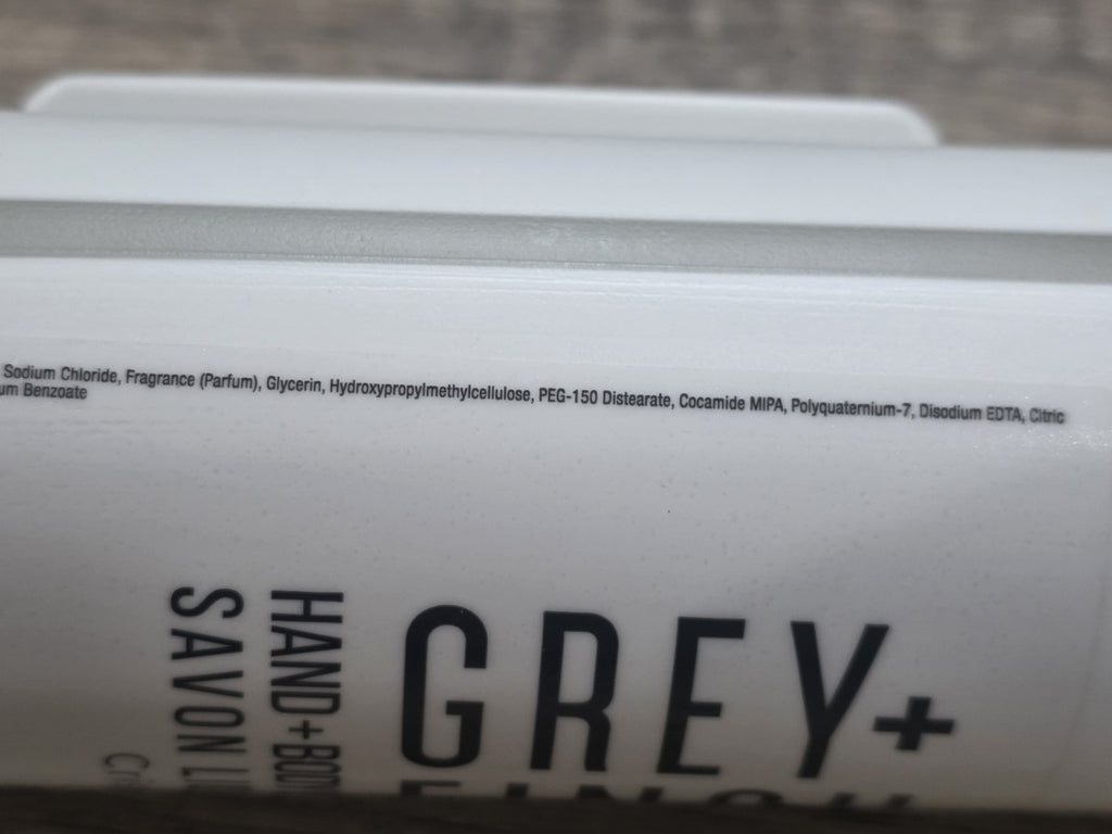 Grey Finch Hand & Body Wash Crisp Air - 3 Pack 12 oz Bottles, Moisturizing Soap