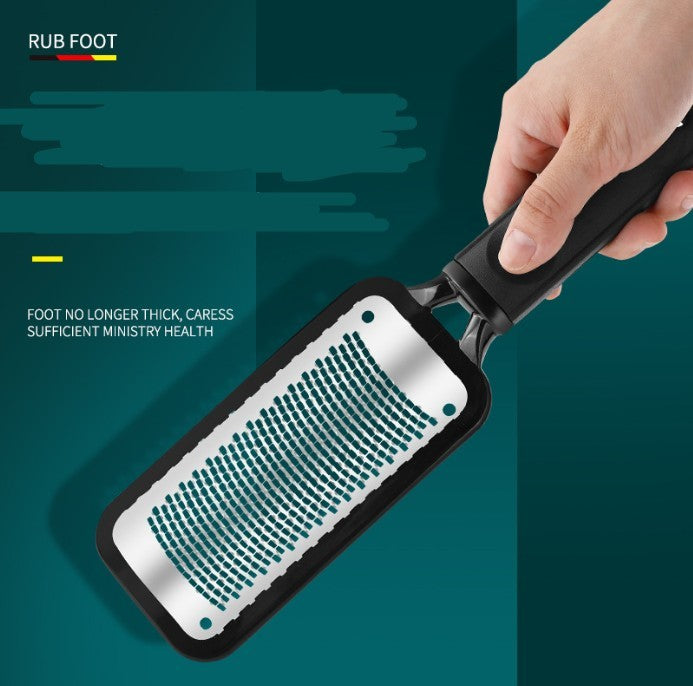 Pedicure Foot Rasp File Callus Remover Dead Skin Scrubber for Feet Black