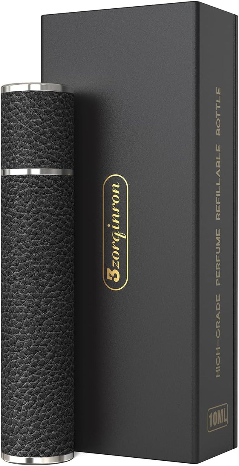 Genuine Leather Travel Perfume Atomizer 10ML Refillable Spray Bottle