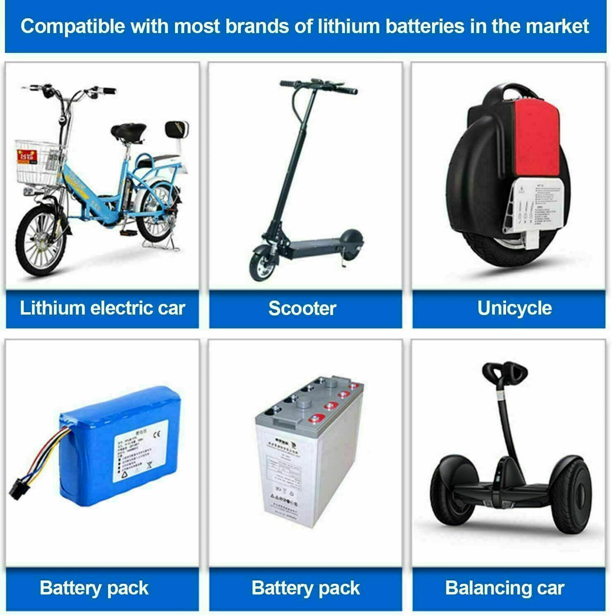 Universal 48V-24V 3-Pin Power Adapter Charger XLR Cord for Mobility Scooters
