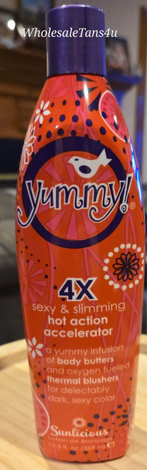 Yummy Sexy & Slimming Hot Tanning Accelerator Lotion - 12.5 oz