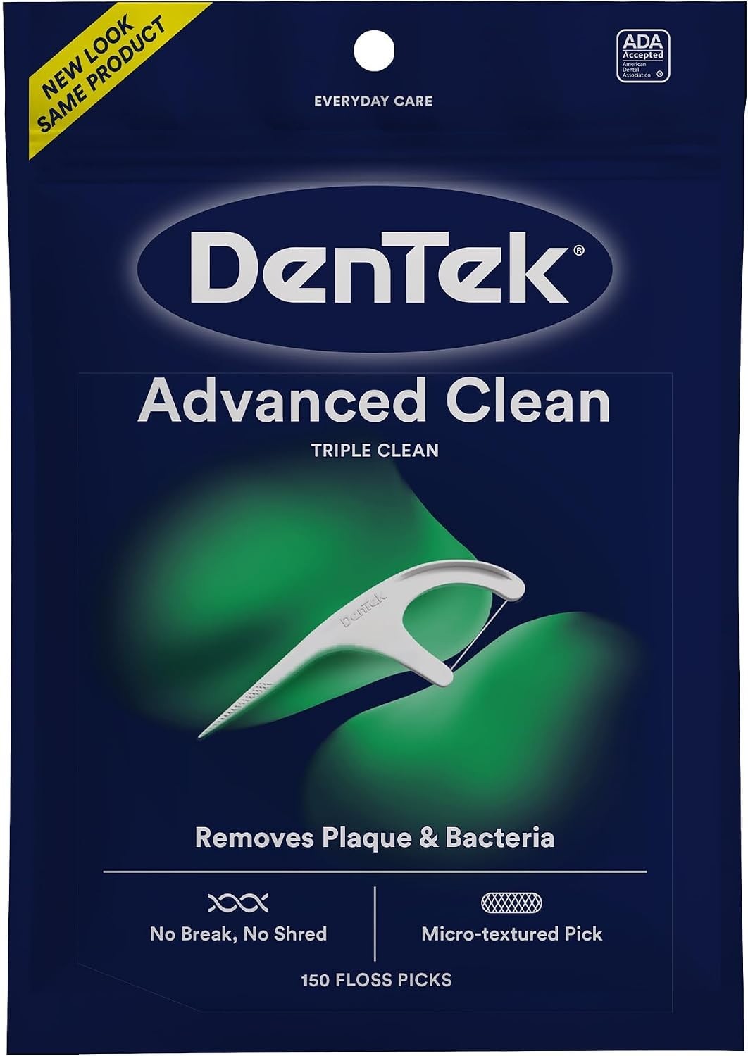 Strong Mint Flavored Dental Floss Picks - 150 Count, Shred-Resistant Oral Care