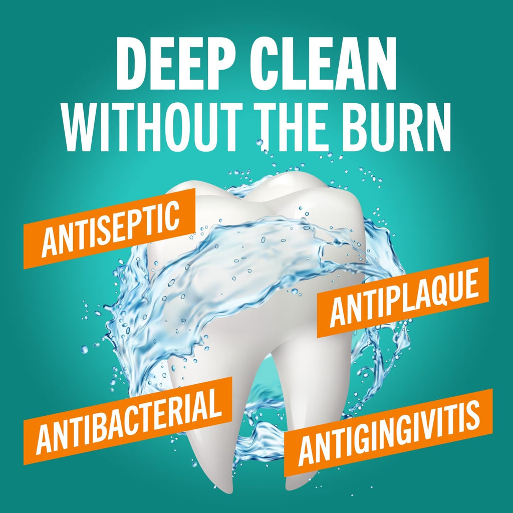 Alcohol-Free Fresh Mint Mouthwash - Deep Clean & Germ Killer, 16 fl oz