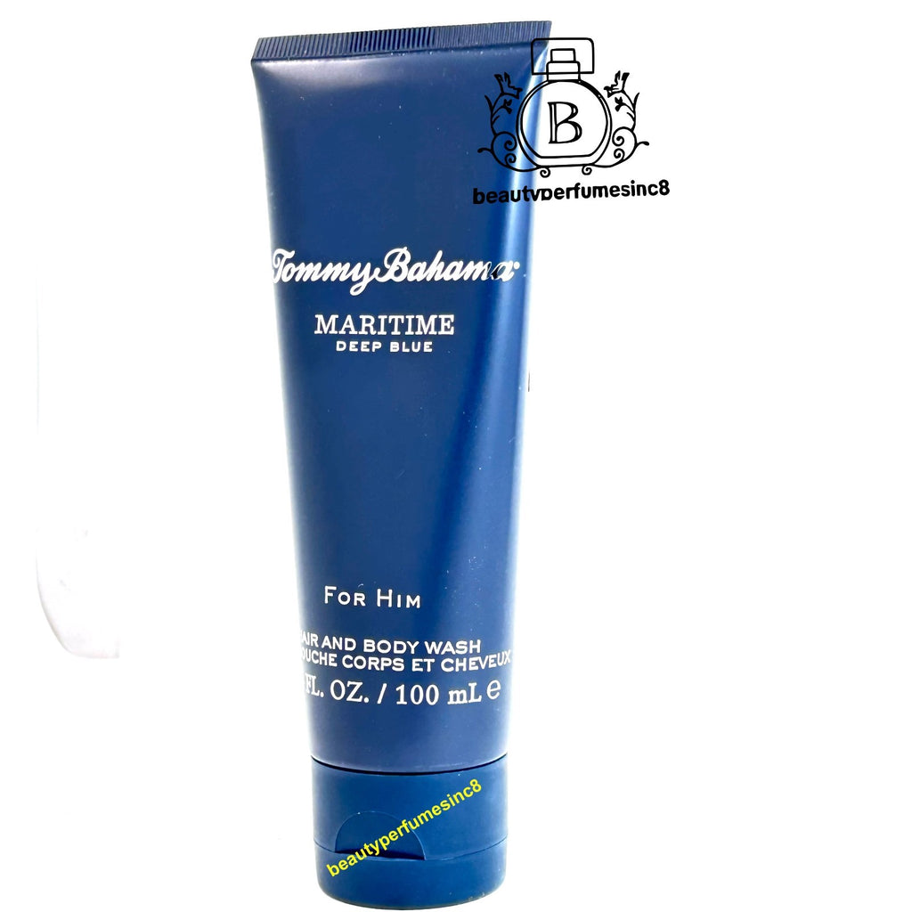 Men's Shower Gel - Maritime Deep Blue 3.4oz, Fresh Scent