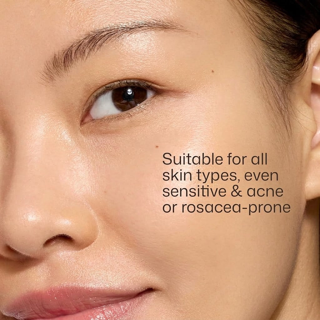 SPF 46 Tinted Facial Sunscreen Pack of 2 - Broad Spectrum, Oil-Free, Natural Finish, 1.7 Oz Each