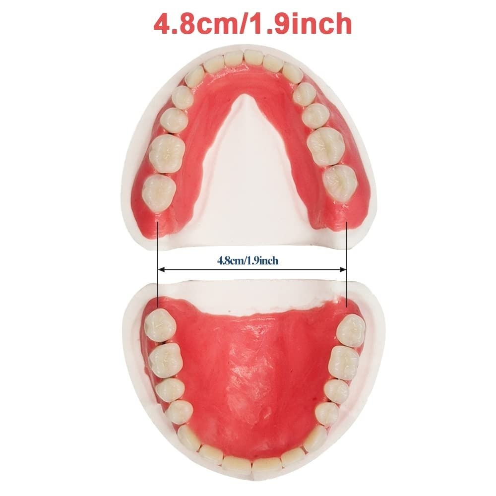 DIY Denture Kit Fake Teeth for Smile Improvement - Top & Bottom Reusable