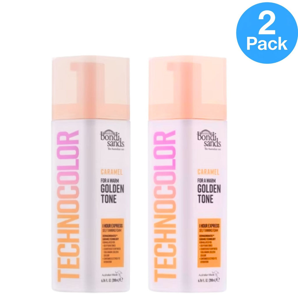 Self Tanning Foam - Deep Golden Tan for Dark Skin - 2 Pack 13.52oz