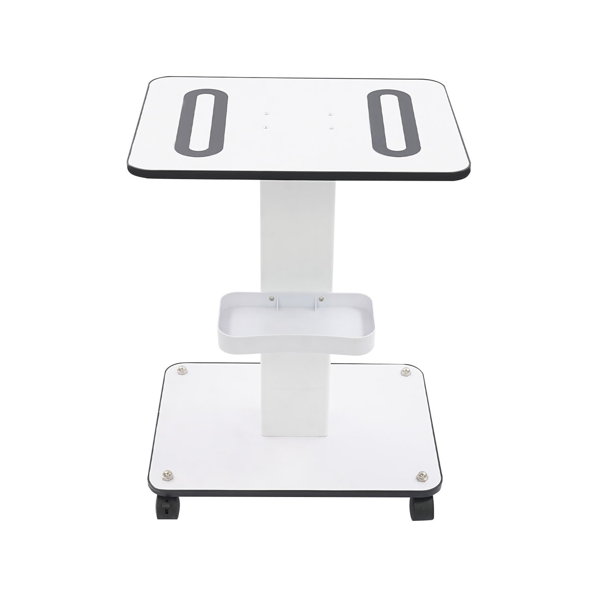 Salon Trolley Cart with 40kg Load, Mobile Beauty Equipment Stand